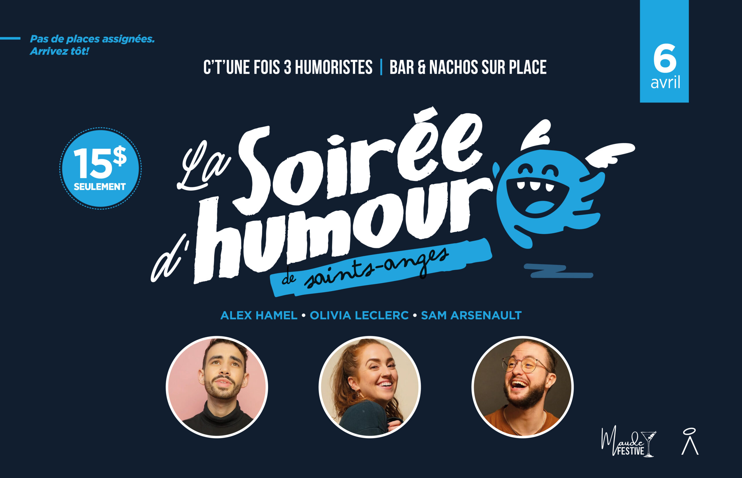 Soirée d’humour – C’t’une fois 3 humoristes!